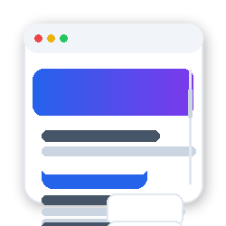 Icon: Individueller One-Pager